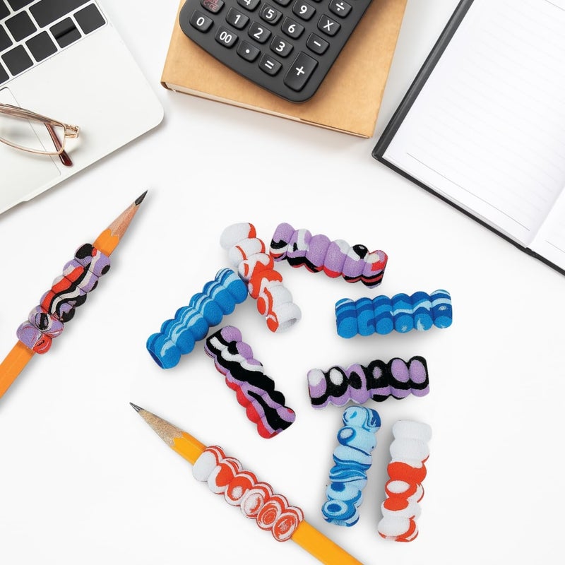 Fun Express Bulk Foam Pencil Grips - 48 Pack - Classroom Teacher Handouts and Writing Supplies for Kids - Image 3